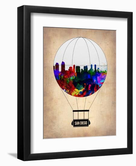 San Diego Air Balloon-NaxArt-Framed Art Print