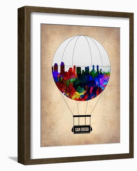 San Diego Air Balloon-NaxArt-Framed Art Print