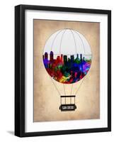 San Diego Air Balloon-NaxArt-Framed Art Print