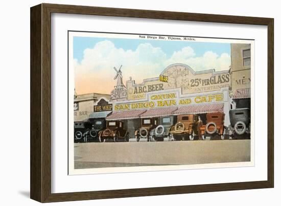 San Diego Bar, Tijuana, Mexico-null-Framed Art Print