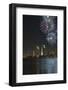 San Diego Bay Fireworks-lpound-Framed Photographic Print