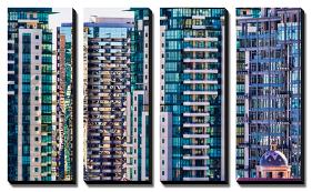 San Diego Buildings-Kathy Mahan-Stretched Canvas