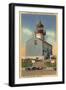 San Diego, CA - Cabrillo National Monument, Point Loma Lighthouse-Lantern Press-Framed Art Print