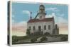 San Diego, CA - Old Spanish Lighthouse at Point Loma-Lantern Press-Stretched Canvas