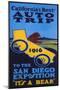 San Diego, California - Expo Promotional Poster-Lantern Press-Mounted Art Print