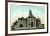 San Diego, California - Exterior View of the County Court House-Lantern Press-Framed Art Print