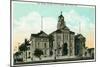 San Diego, California - Exterior View of the County Court House-Lantern Press-Mounted Art Print
