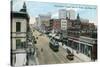 San Diego, California - Northern View of 5th Street from G Street-Lantern Press-Stretched Canvas