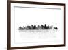 San Diego California Skyline-Marlene Watson-Framed Giclee Print