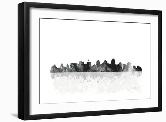 San Diego California Skyline-Marlene Watson-Framed Giclee Print