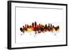 San Diego California Skyline-Michael Tompsett-Framed Art Print