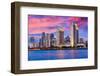 San Diego, California, USA Downtown Skyline.-SeanPavonePhoto-Framed Photographic Print