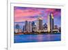 San Diego, California, USA Downtown Skyline.-SeanPavonePhoto-Framed Photographic Print