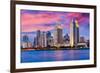 San Diego, California, USA Downtown Skyline.-SeanPavonePhoto-Framed Photographic Print