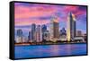 San Diego, California, USA Downtown Skyline.-SeanPavonePhoto-Framed Stretched Canvas