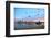 San Diego City Scape at Dawn with Seagulls Flying in the Foreground-pdb1-Framed Photographic Print