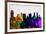 San Diego City Skyline-NaxArt-Framed Premium Giclee Print