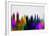 San Diego Downtown Skyline-NaxArt-Framed Art Print