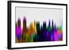 San Diego Downtown Skyline-NaxArt-Framed Art Print