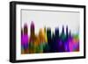 San Diego Downtown Skyline-NaxArt-Framed Art Print