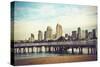 San Diego from Coronado Island-pdb1-Stretched Canvas