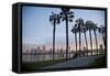 San Diego from Ferry Landing in Coronado-pdb1-Framed Stretched Canvas