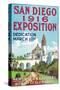 San Diego International Exposition Poster - San Diego, CA-Lantern Press-Stretched Canvas