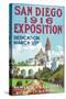 San Diego International Exposition Poster - San Diego, CA-Lantern Press-Stretched Canvas