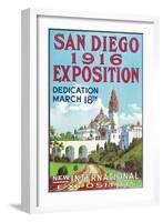 San Diego International Exposition Poster - San Diego, CA-Lantern Press-Framed Art Print