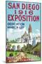 San Diego International Exposition Poster - San Diego, CA-Lantern Press-Mounted Art Print