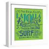 San Diego La Jolla Surfing-null-Framed Art Print