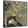 San Diego Map-Jazzberry Blue-Stretched Canvas