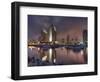 San Diego Marina and Skyline at Dusk, California, United States of America, North America-Sergio Pitamitz-Framed Photographic Print