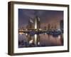 San Diego Marina and Skyline at Dusk, California, United States of America, North America-Sergio Pitamitz-Framed Photographic Print