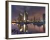 San Diego Marina and Skyline at Dusk, California, United States of America, North America-Sergio Pitamitz-Framed Photographic Print