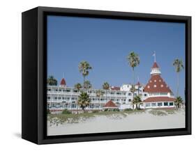 San Diego's Most Famous Building, Hotel Del Coronado Dating from 1888, San Diego, USA-Fraser Hall-Framed Stretched Canvas