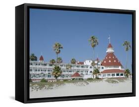 San Diego's Most Famous Building, Hotel Del Coronado Dating from 1888, San Diego, USA-Fraser Hall-Framed Stretched Canvas