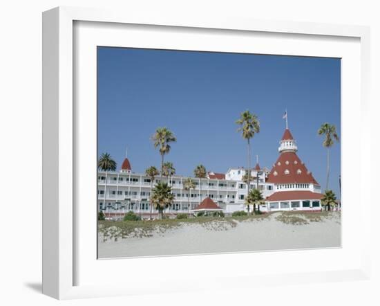 San Diego's Most Famous Building, Hotel Del Coronado Dating from 1888, San Diego, USA-Fraser Hall-Framed Photographic Print