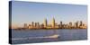 San Diego's Skyline as Seen at Sunset-Andrew Shoemaker-Stretched Canvas