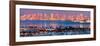 San Diego Skyline at Night and Marina-Andy Z-Framed Art Print