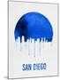 San Diego Skyline Blue-null-Mounted Art Print