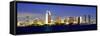 San Diego Skyline, California, USA-John Alves-Framed Stretched Canvas