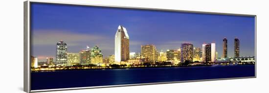 San Diego Skyline, California, USA-John Alves-Framed Photographic Print