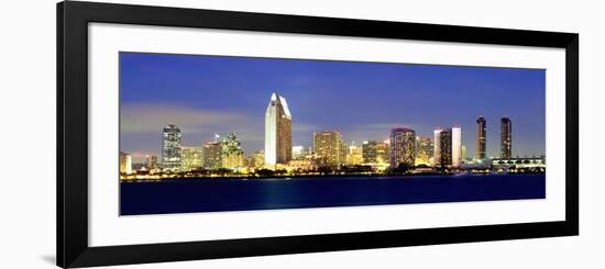 San Diego Skyline, California, USA-John Alves-Framed Photographic Print