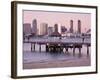 San Diego Skyline Viewed From Coronado Island, San Diego, California, USA-Richard Cummins-Framed Photographic Print