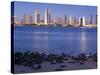 San Diego Skyline Viewed From Coronado Island, San Diego, California, USA-Richard Cummins-Stretched Canvas