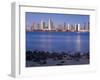 San Diego Skyline Viewed From Coronado Island, San Diego, California, USA-Richard Cummins-Framed Photographic Print