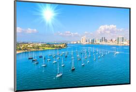 San Diego Skyline & Waterfront-null-Mounted Art Print