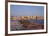 San Diego Skyline with Harbor Island Boats, California, USA, Summer-Stuart Westmorland-Framed Premium Photographic Print