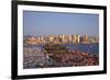 San Diego Skyline with Harbor Island Boats, California, USA, Summer-Stuart Westmorland-Framed Premium Photographic Print